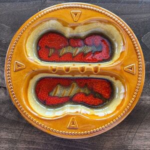 Maddux of California hand inscribed mid-century modern ashtray/decorative piece